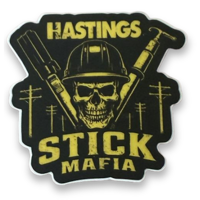 Hastings stick mafia sticker