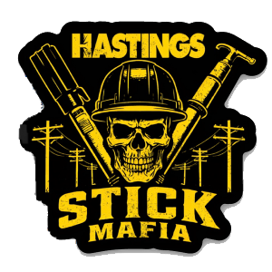 Hastings stick mafia sticker